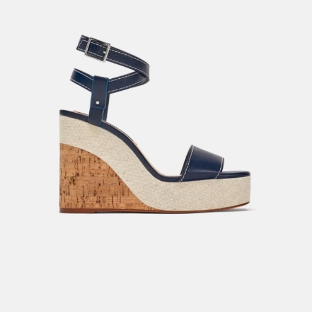 Zara Contrast Wedges